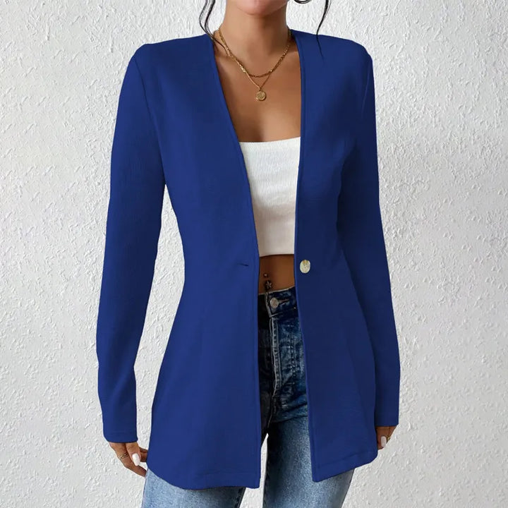 Alivienne - Massgeschneiderter Blazer mit Ein-Knopf-Verschluss