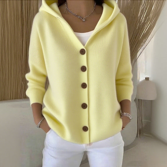 Carlotte - Kuscheliger Kapuzen-Cardigan