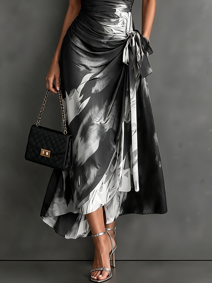 Kaia - Weichgriffiges Wickel-Hemdkleid