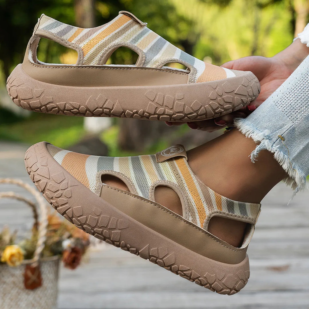 Maelina - orthopädische, gepolsterte Walking-Sneaker