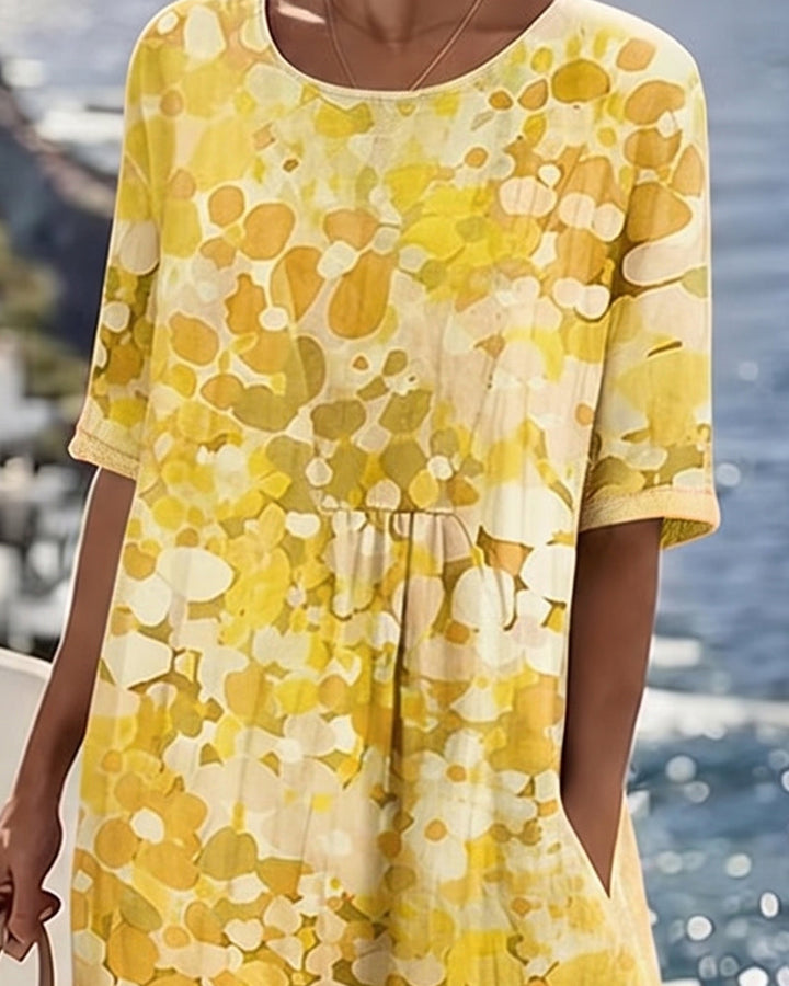 Adria - Soft-Touch A-Linien-Midikleid