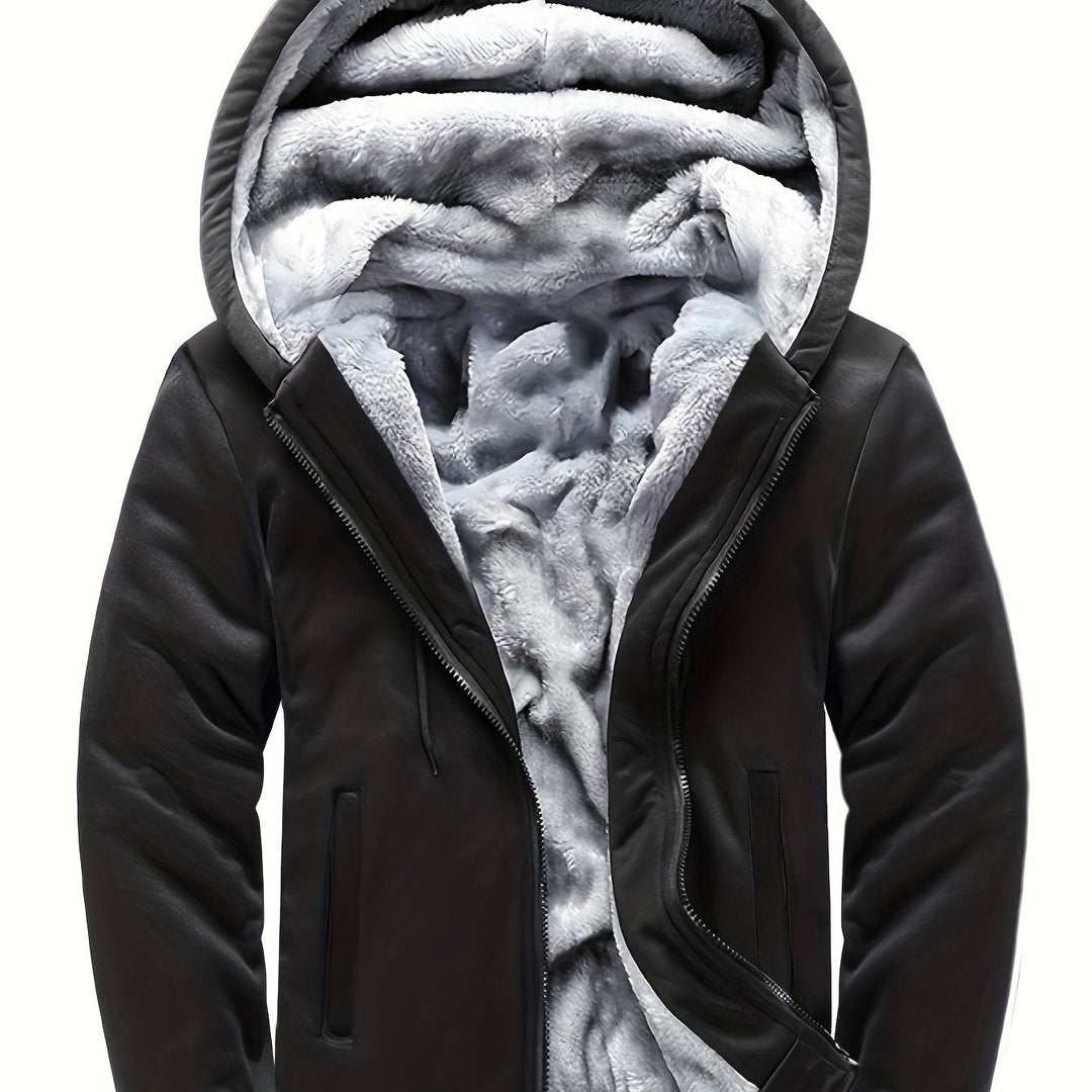 Dax - Schwere Camouflage-Kapuzenjacke mit Reissverschluss