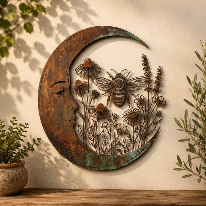 Alisette - Himmlische Wandskulptur für den Garten