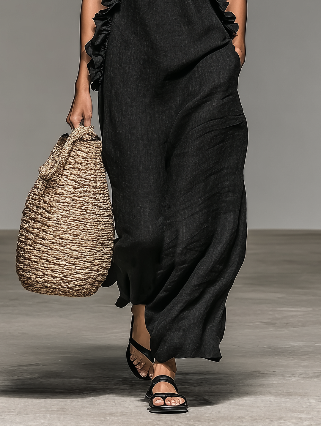 Vionessa - Soft-Touch Maxikleid