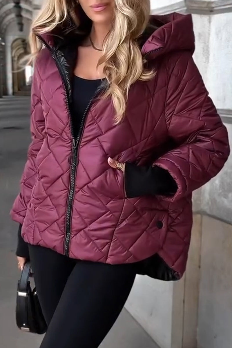 Delisara - Steppjacke mit Kapuze