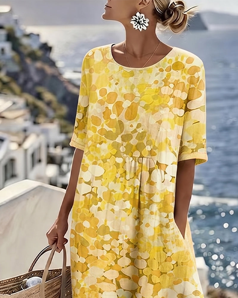 Adria - Soft-Touch A-Linien-Midikleid