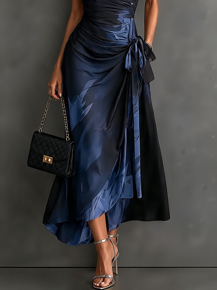 Kaia - Weichgriffiges Wickel-Hemdkleid