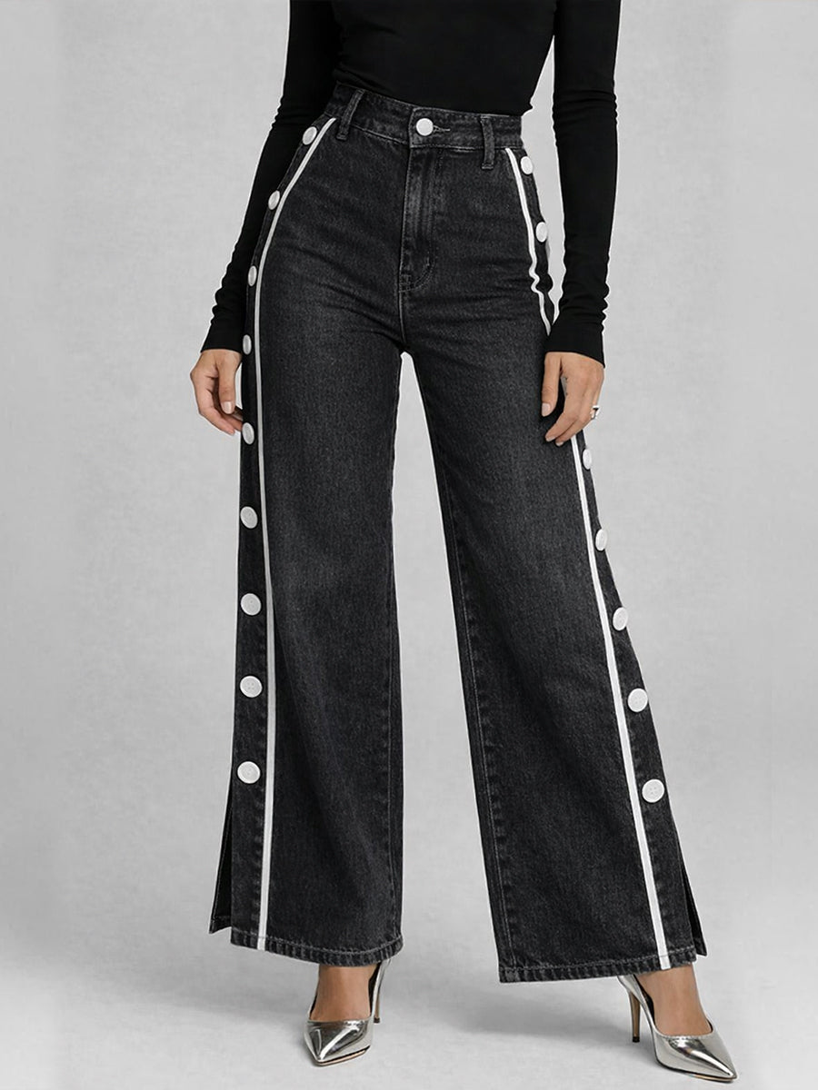 Vika - Slim-Fit-Jeans mit Reissverschluss vorne