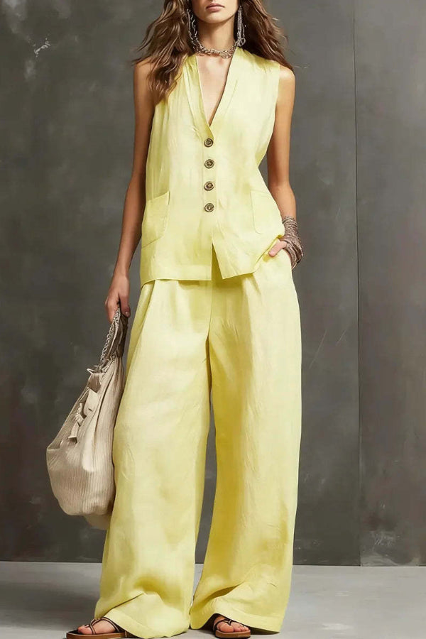 Heloise - Set aus atmungsaktiver Weste und weiter Hose