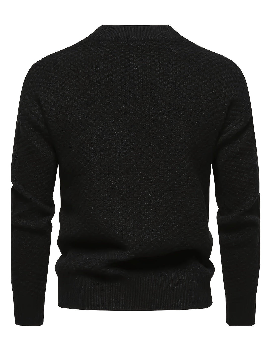 Kael - Zopfmuster-Pullover mit Stehkragen