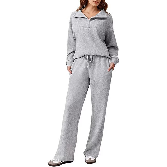 Maud - Legeres zweiteiliges Half-Zip-Set