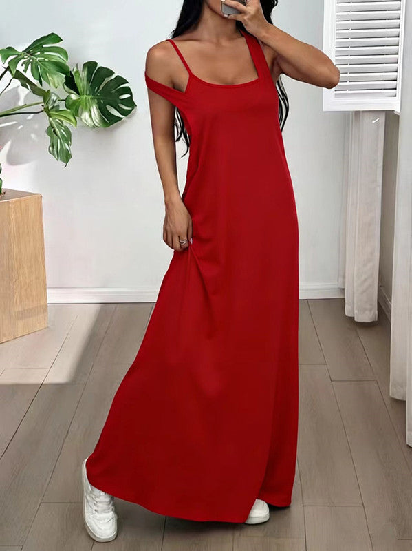 Evania - Mehrlagiges zweiteiliges Maxikleid-Set