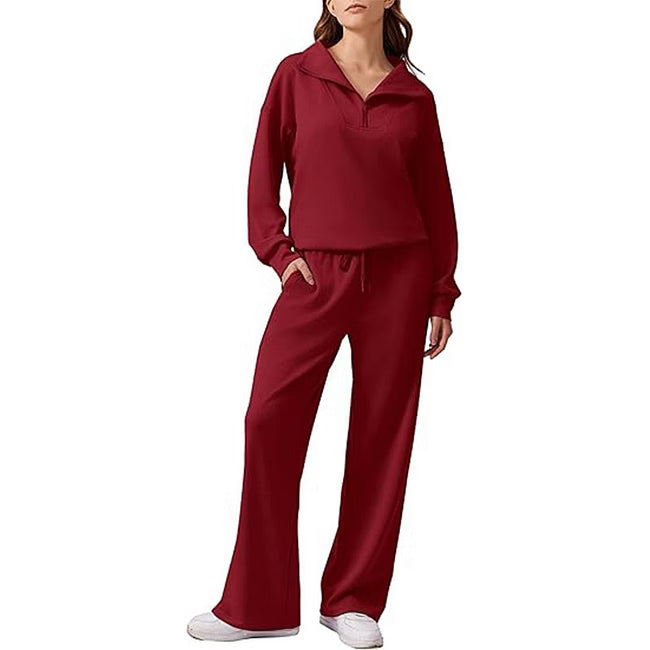 Maud - Legeres zweiteiliges Half-Zip-Set