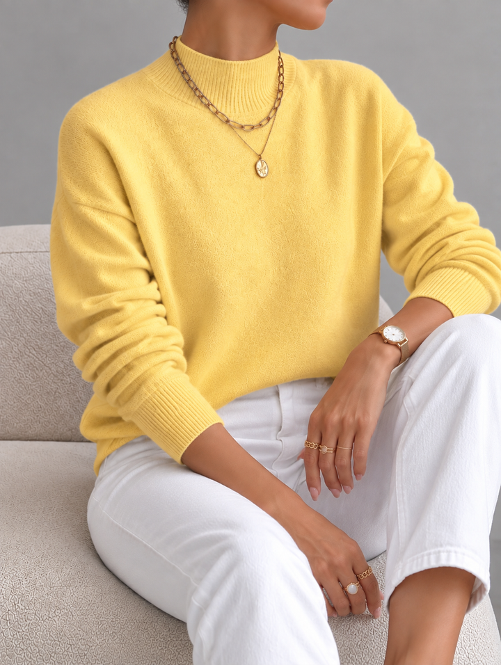 Jinty - Weicher-Touch Relaxed-Strickpullover