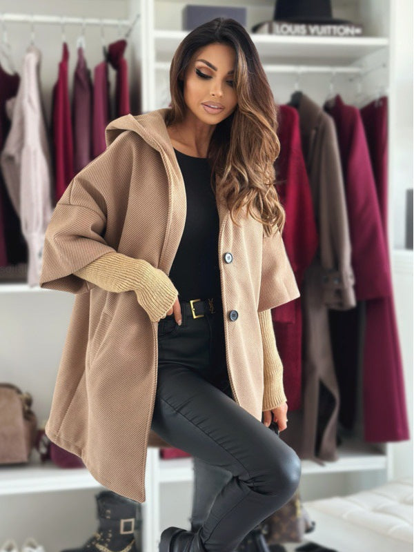 Esteliane - Lässiger Cardigan mit Cape-Ärmeln