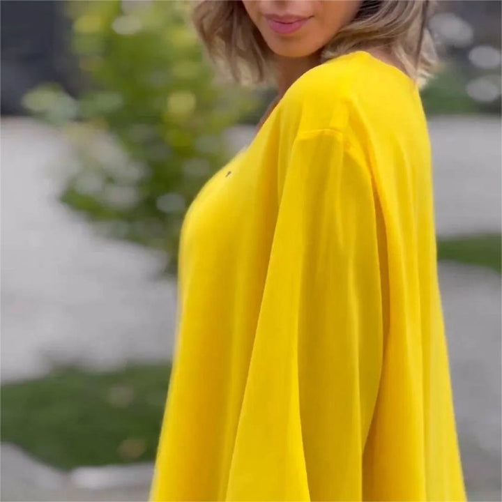 Brinavelle - Fliessende Chiffon-Tunikabluse