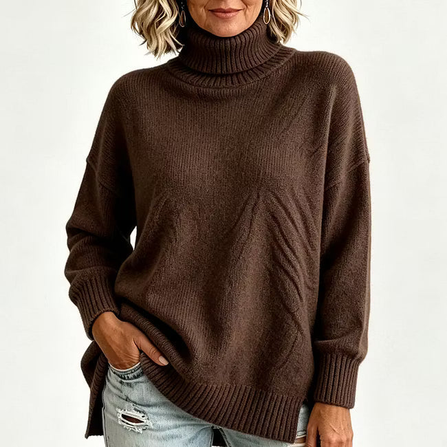 Bettina - Lässiger Strickpullover mit langen Ärmeln