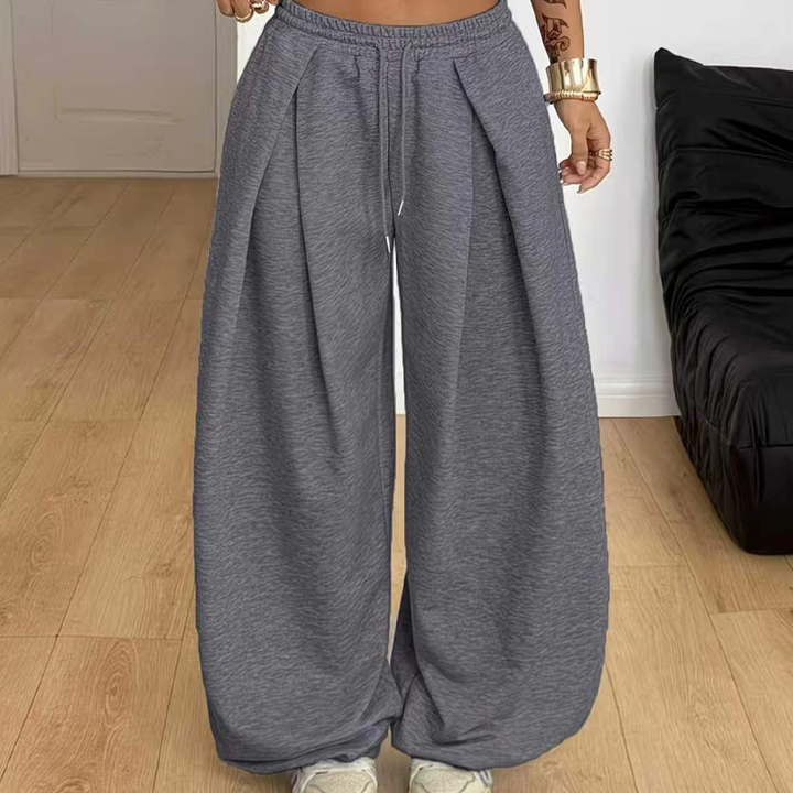 Annis - Weit geschnittene Hose mit Kordelzug