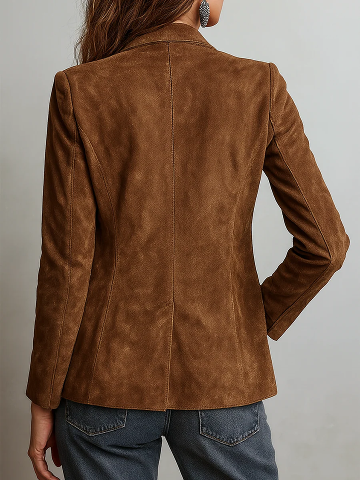 Mirevalle - Vintage massgeschneiderter Wildlederblazer