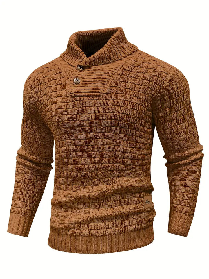 Nevan - Strukturierter Strickpullover