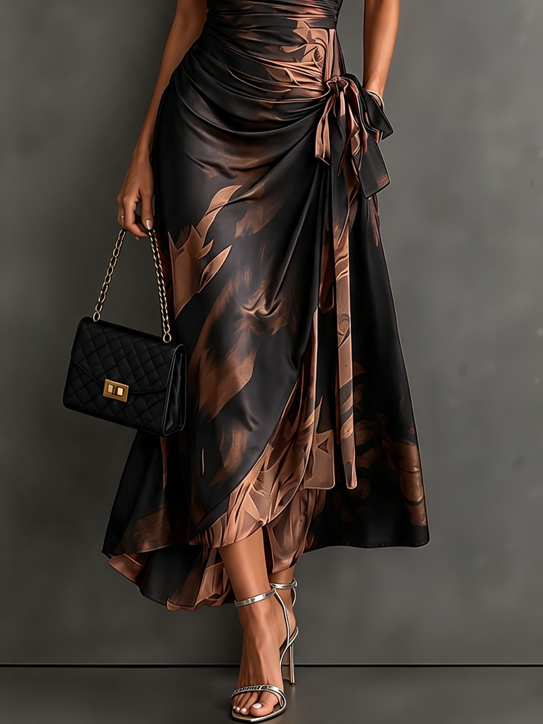Kaia - Weichgriffiges Wickel-Hemdkleid