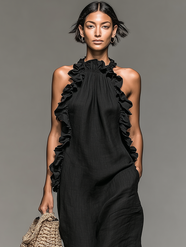 Vionessa - Soft-Touch Maxikleid