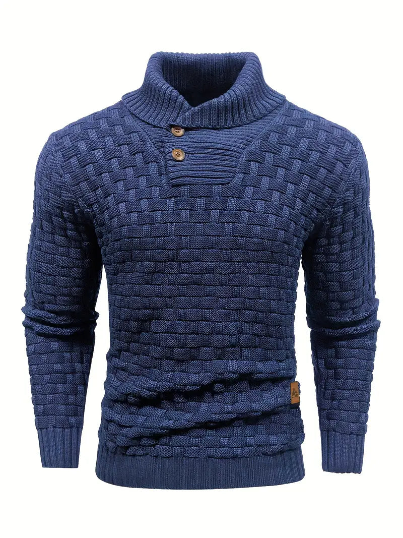 Nevan - Strukturierter Strickpullover