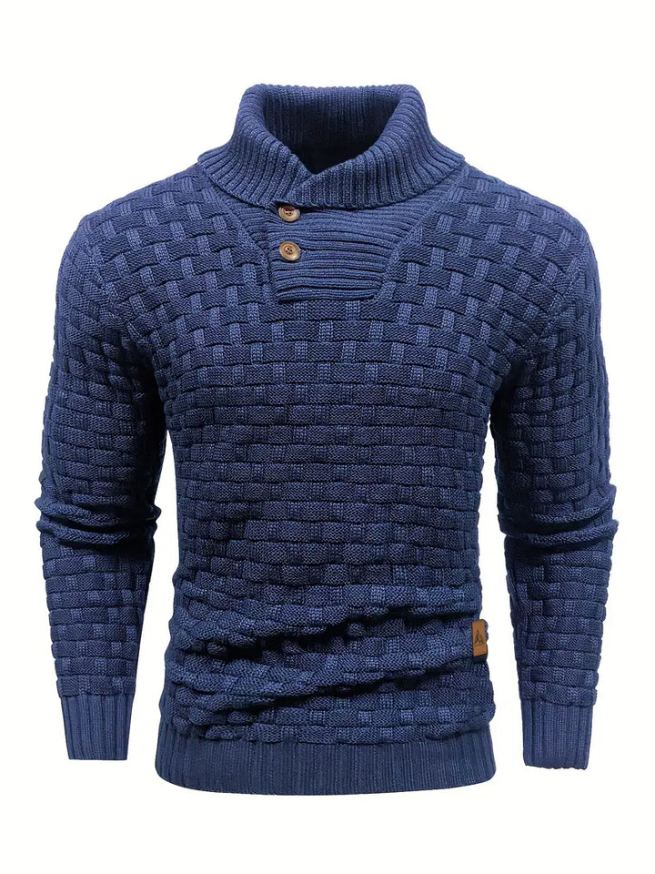 Nevan - Strukturierter Strickpullover