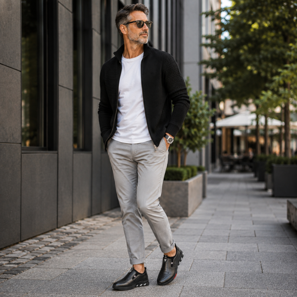 Saevan - Premium-Anzugschuhe, leicht und rutschfest