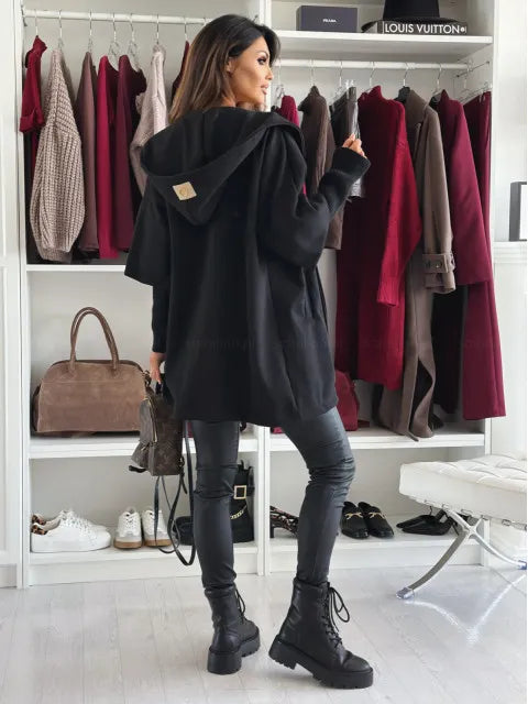 Esteliane - Lässiger Cardigan mit Cape-Ärmeln