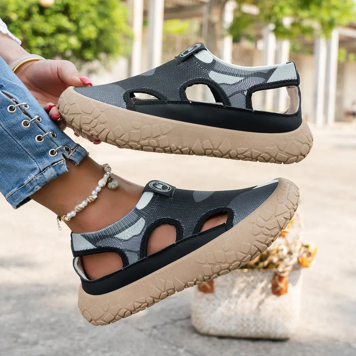 Maelina - orthopädische, gepolsterte Walking-Sneaker