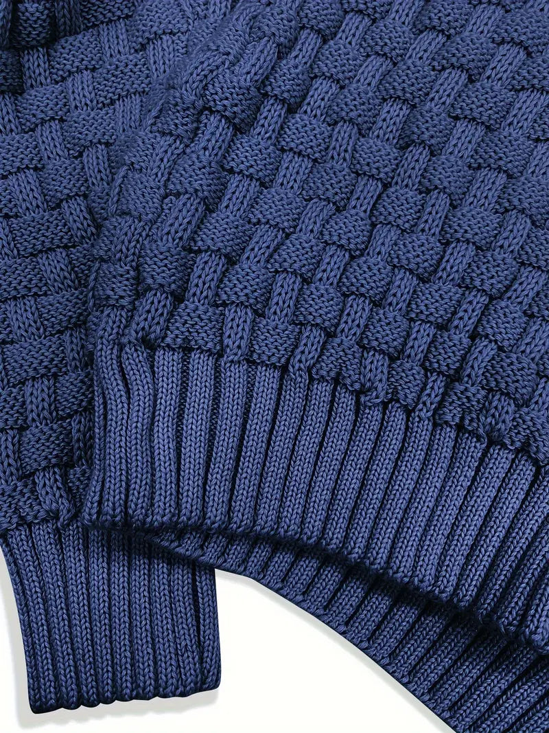 Nevan - Strukturierter Strickpullover