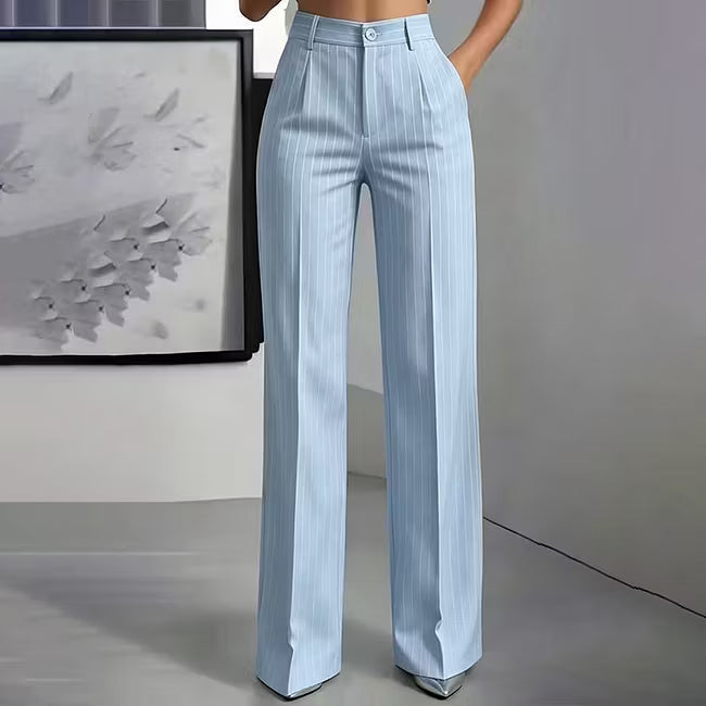 Blyss - elegante gestreifte Wide-Leg-Hose