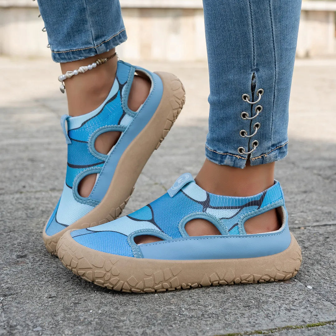 Maelina - orthopädische, gepolsterte Walking-Sneaker