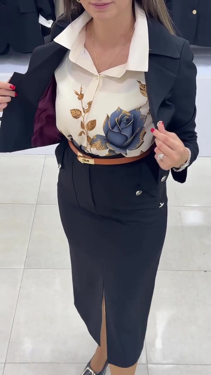 Xavina - Massgeschneiderter Zweiteiler mit Blazer und Rock