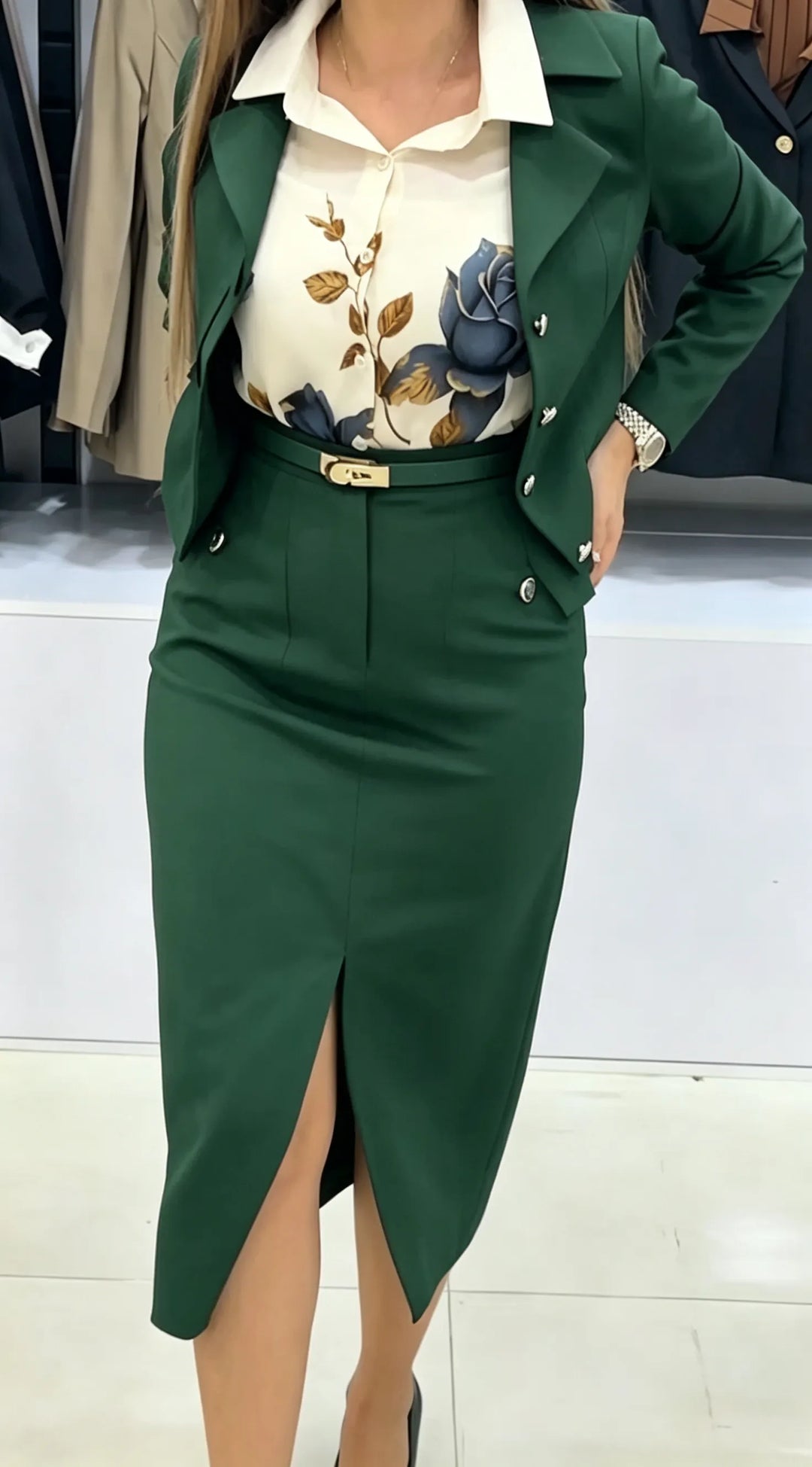 Xavina - Massgeschneiderter Zweiteiler mit Blazer und Rock