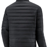 Cael - Strukturierte Jacke mit hohem Kragen