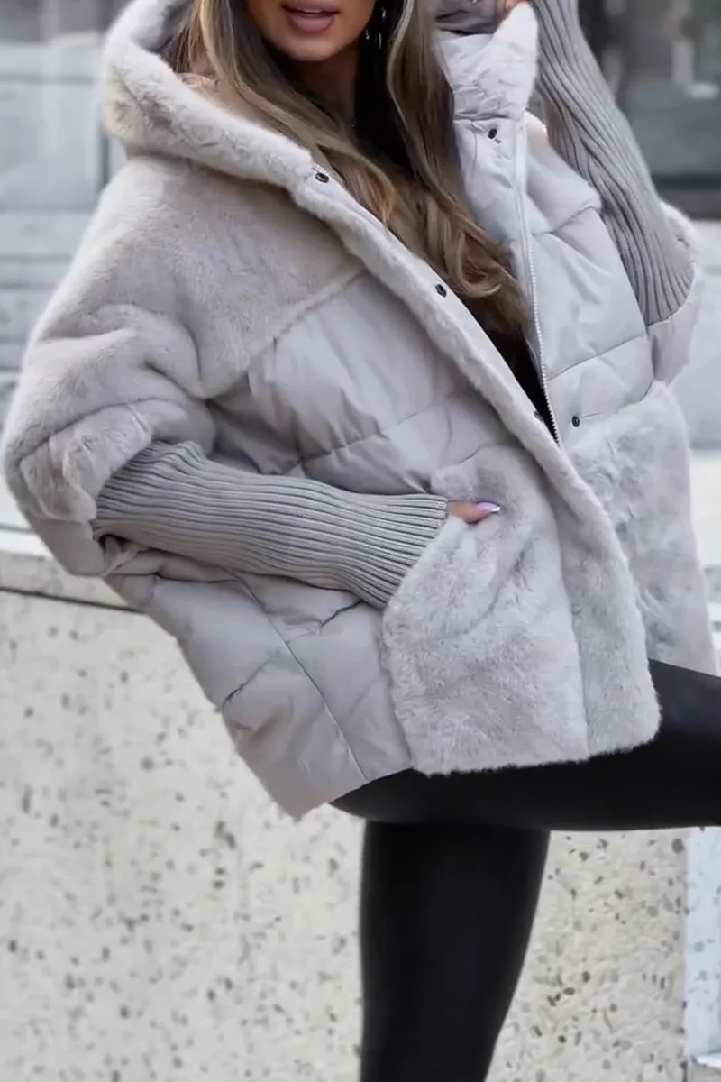 Audra - Isolierende Winterjacke mit Kapuze