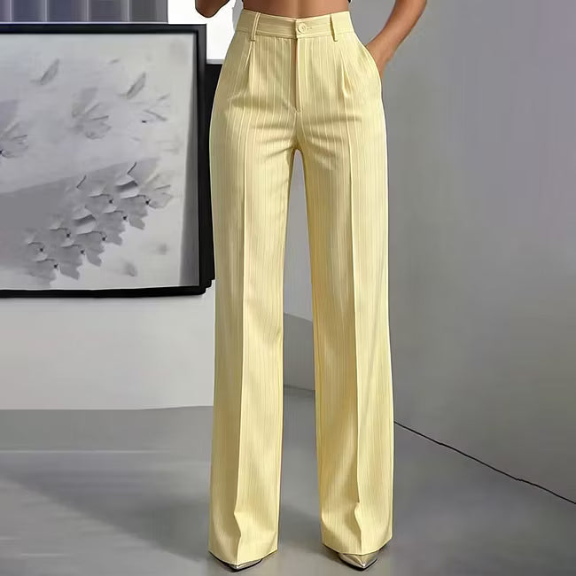 Blyss - elegante gestreifte Wide-Leg-Hose