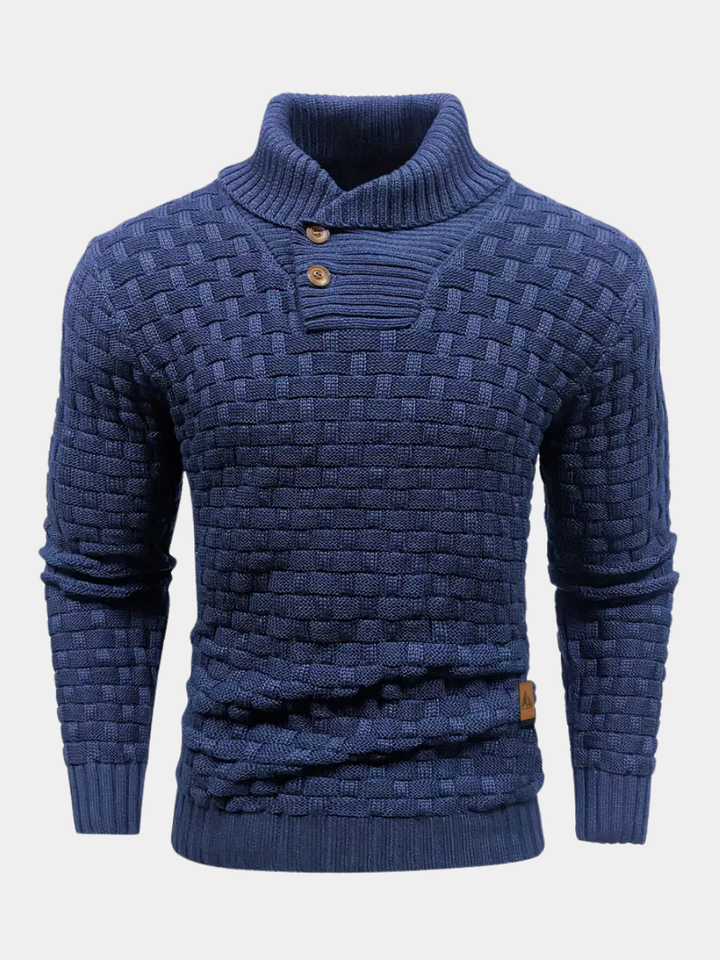 Nevan - Strukturierter Strickpullover