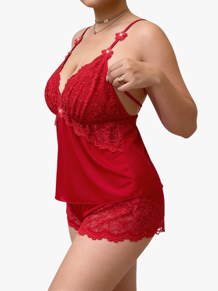 Maelynn - Luxuriöses Cami-Top- und Shorts-Set