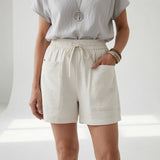 Grethel - Leichte Shorts mit Kordelzug
