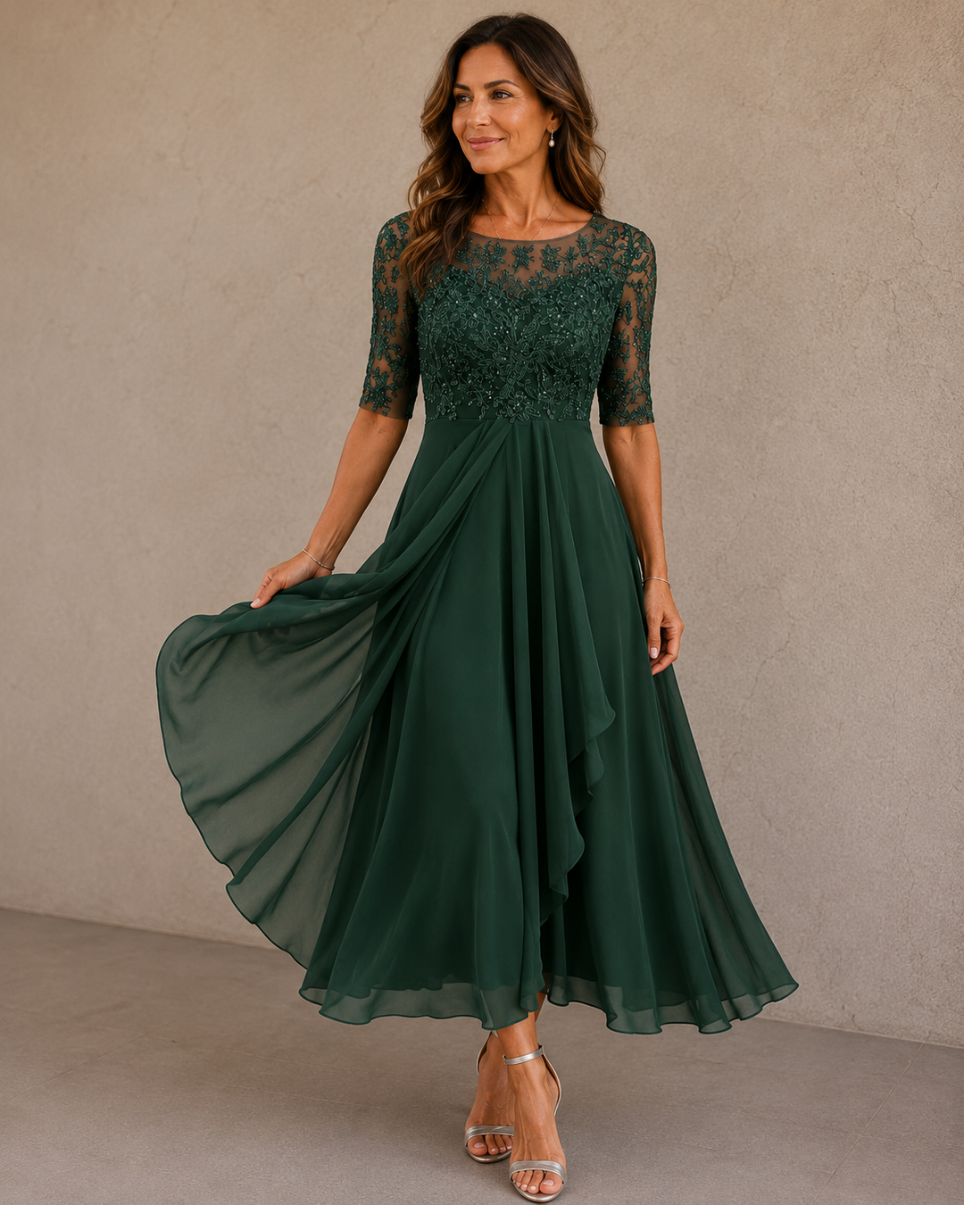 Esteline - Weiches Anlasskleid