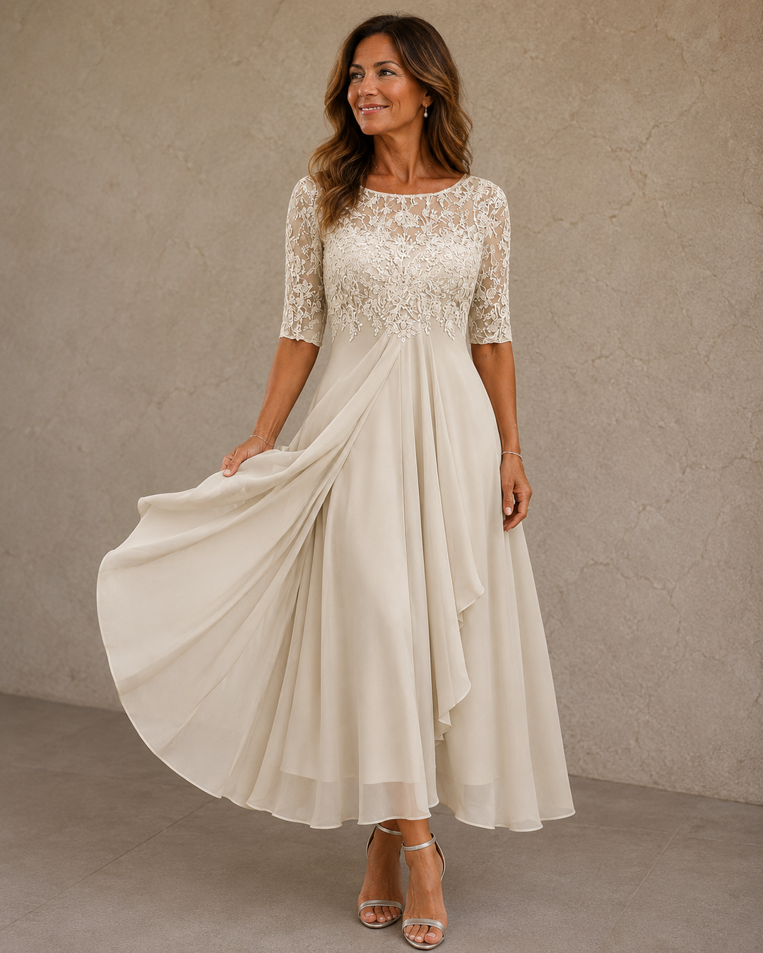 Esteline - Weiches Anlasskleid