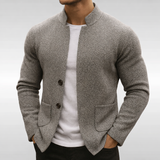Eldhaven - Strukturierter Blazer mit Mandarin-Kragen