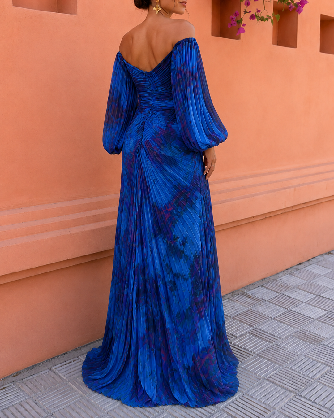 Avalora - Elegantes Maxikleid mit Blumenmuster