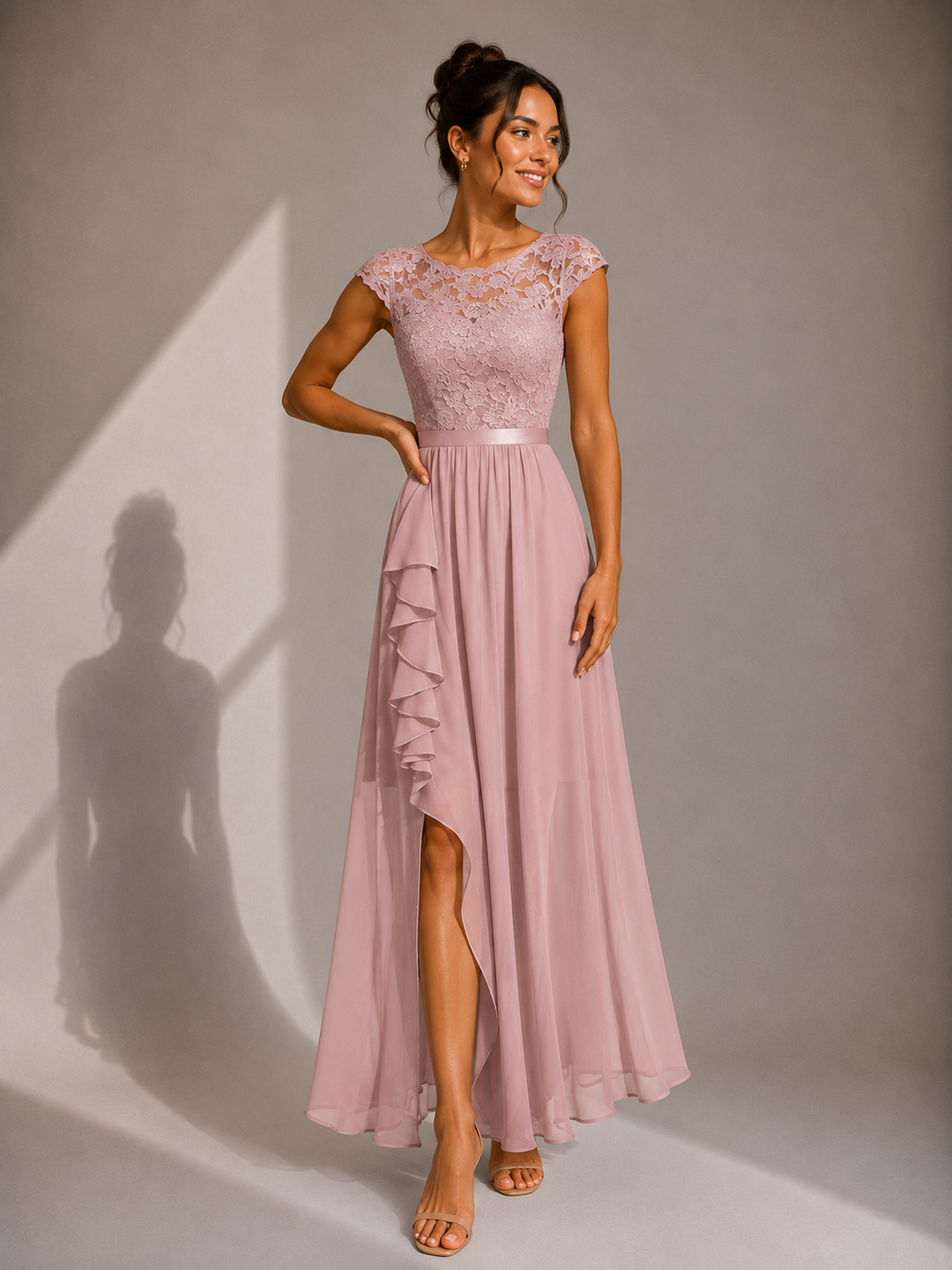 Capri - Elegantes A-Linien-Maxikleid
