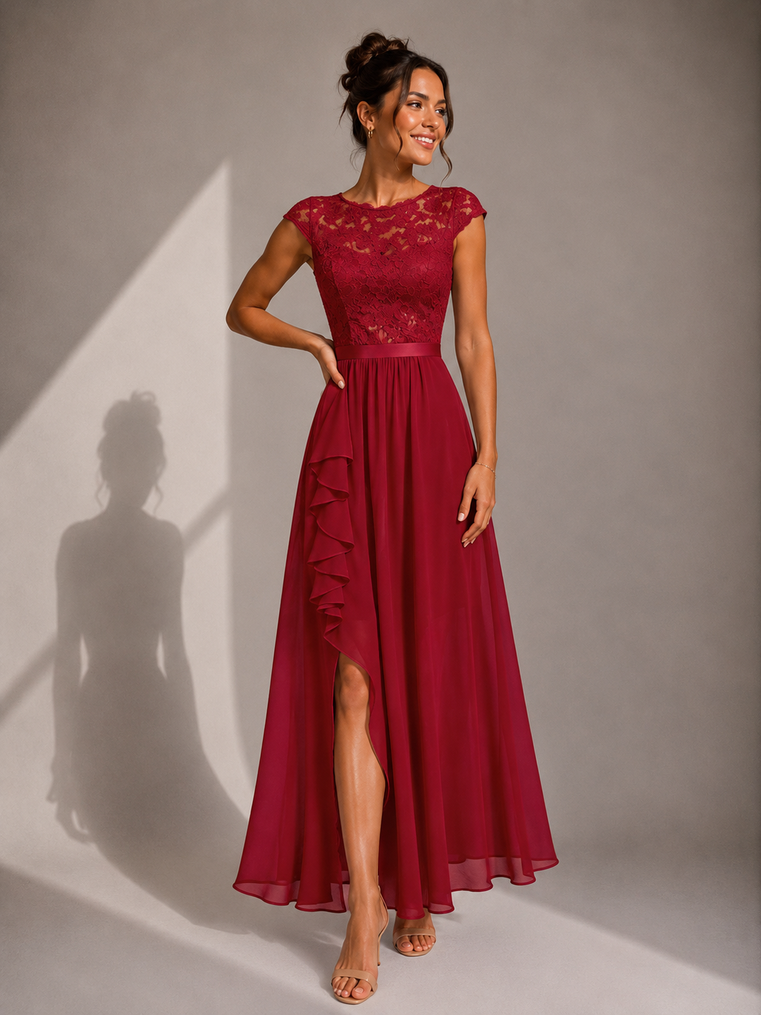 Capri - Elegantes A-Linien-Maxikleid