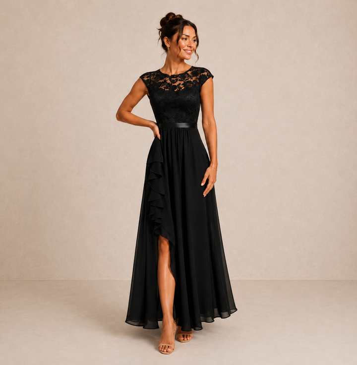 Capri - Elegantes A-Linien-Maxikleid