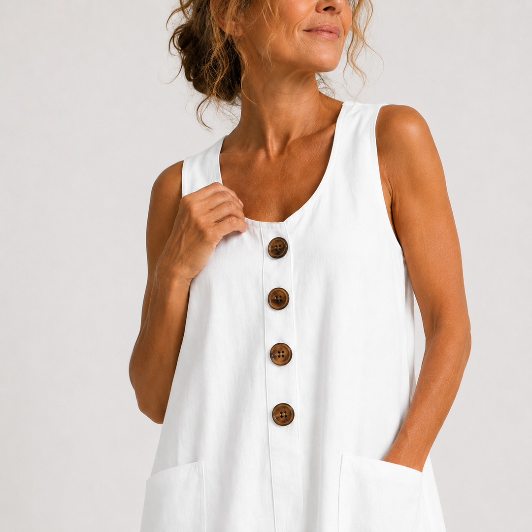 Rosamonde - Luftiges Sommerkleid aus Leinen